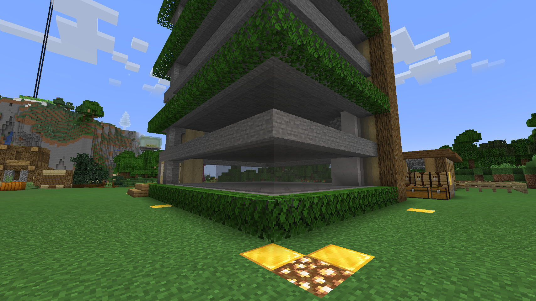 People at a concert facing the stage with various colours of paint powder in the air